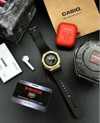 G-SHOCK GM-2100 GOLD BLACK DIAL METAL BODY [PREMIUM QUALITY]