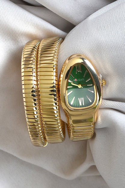 BVL SERPENTINE WITHOUT STONE GOLD STRAP SPIRAL