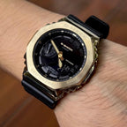 G-SHOCK GM-2100 GOLD BLACK DIAL METAL BODY [PREMIUM QUALITY]