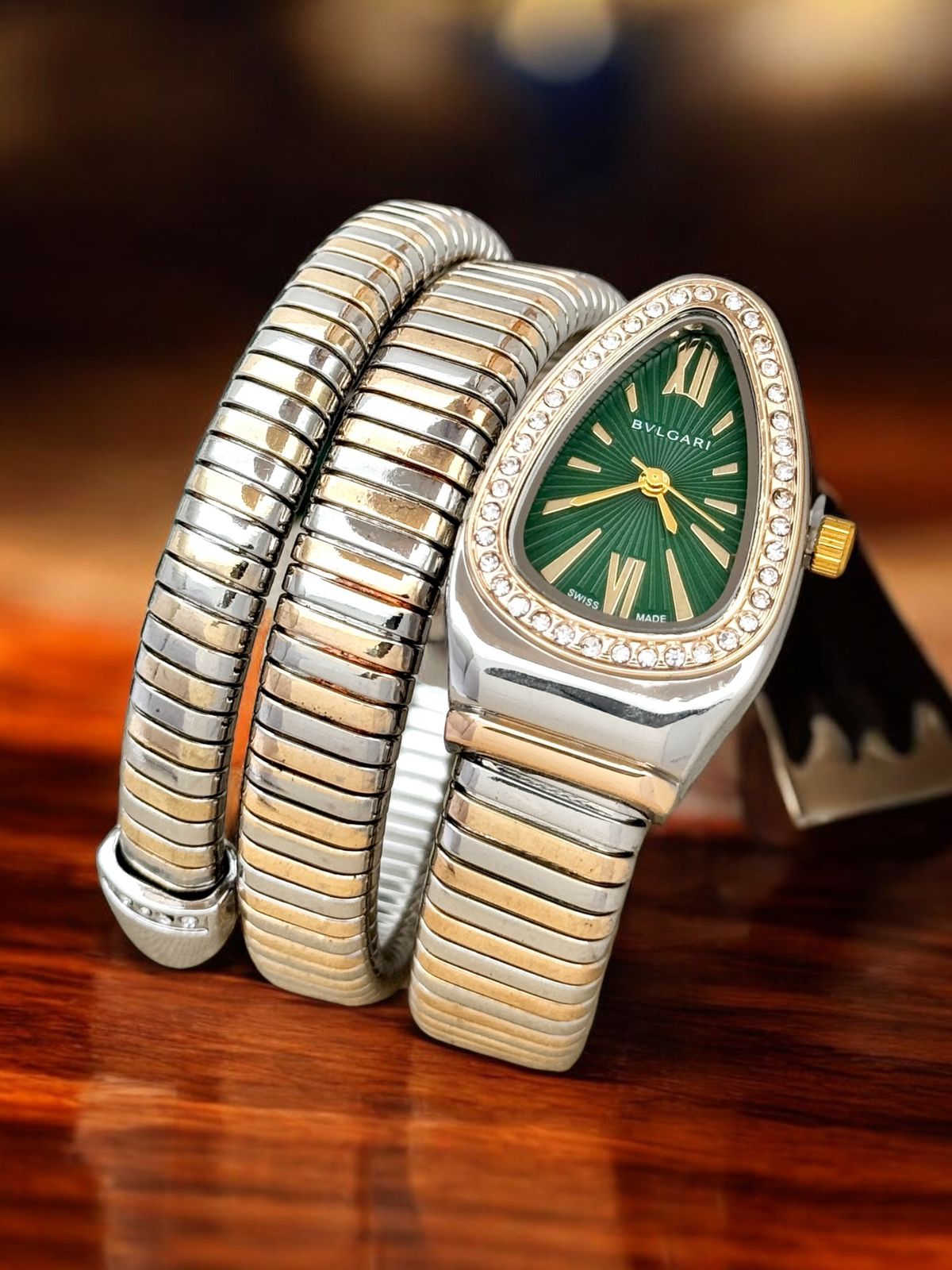 BVLGARI TWO TONE GOLD STRAP